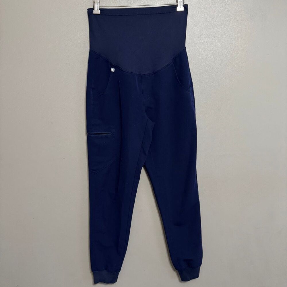Figs Navy Maternity Jogger Leggings